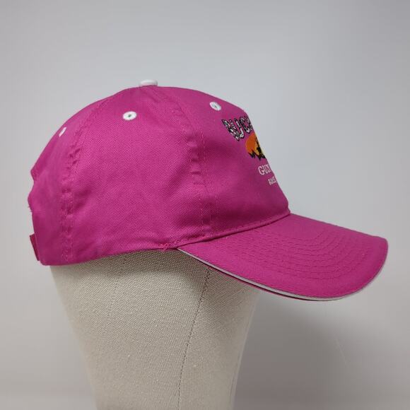 Buckhorn Gun Shop Boise, ID U.S.A. Strapback Baseball Cap Pink One Size Otto - Picture 5 of 9